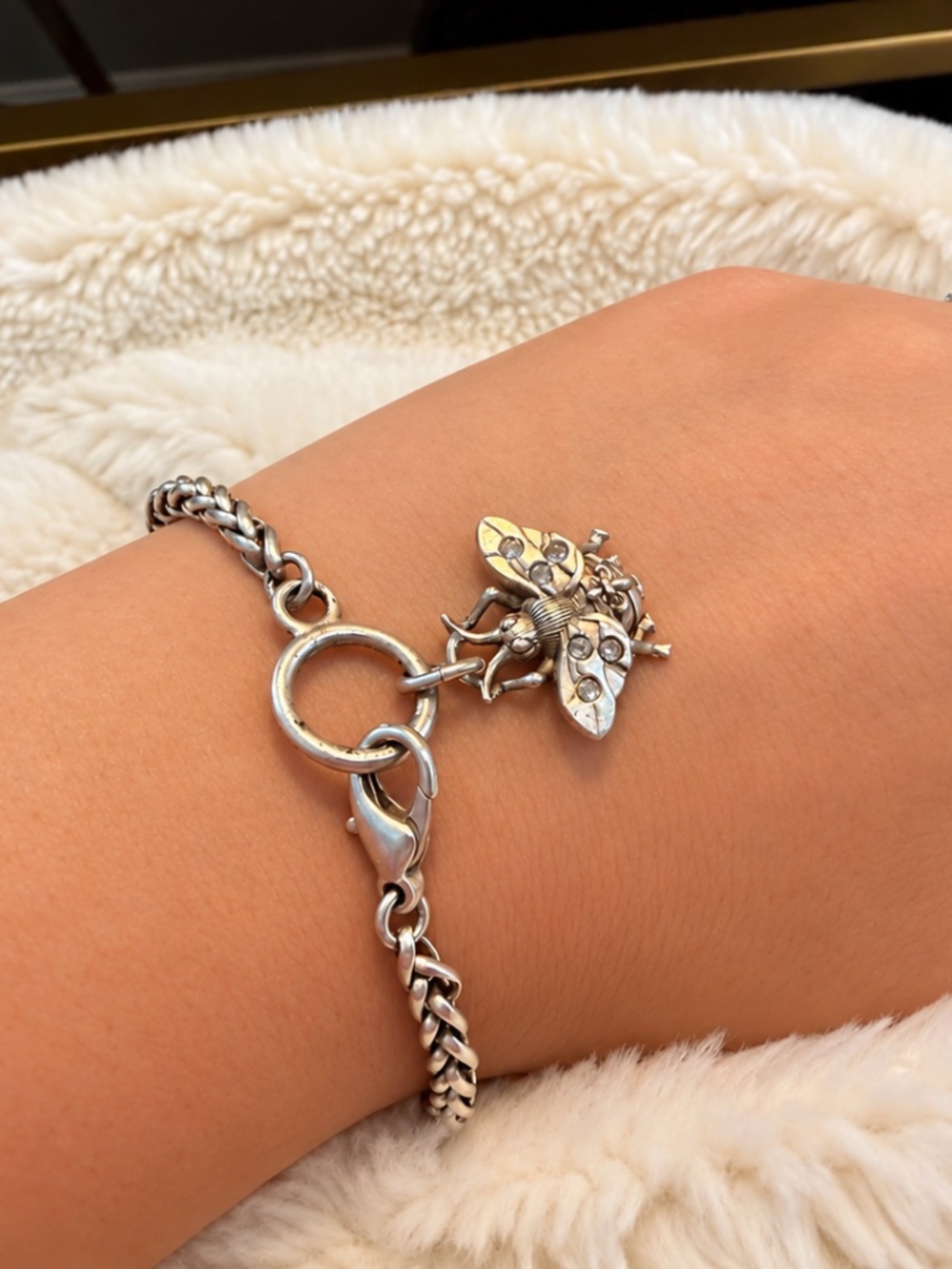 French Kande Silver Charm Bracelet